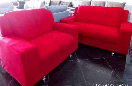 SOFÁ 3 E 2 LUGARES CHENILE FAMILY CANCUN