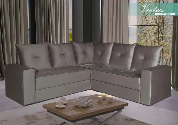 SOFA CANTO CHENILE BOM PASTOR VIRTUS