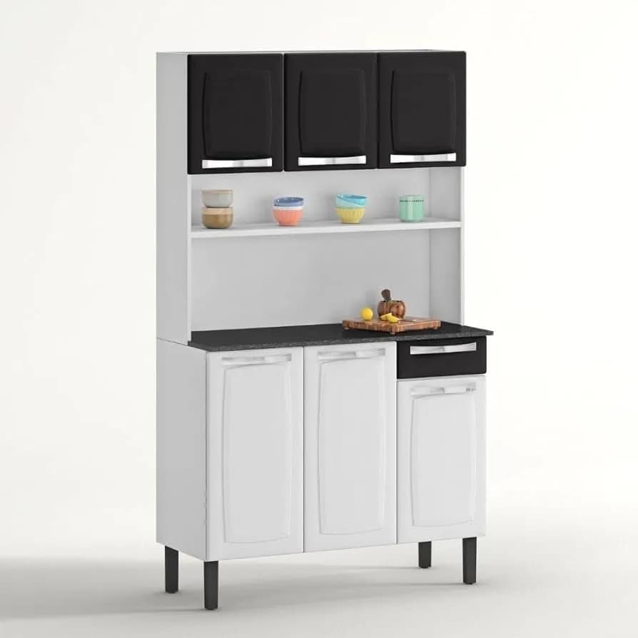 ARMARIO ITATIAIA ROSE EM AÇO 6 PORTAS