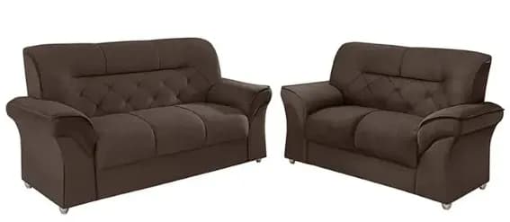 SOFA 3/2 CHENILE LUFER CAETE SUEDE 2084