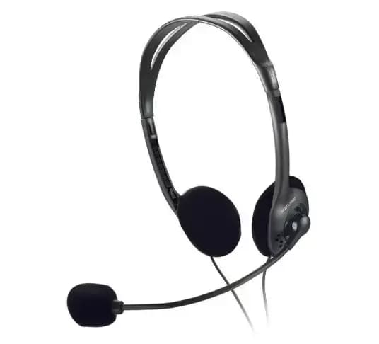 Headset com controle de volume