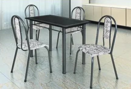 MESA 4 CADEIRAS GRANITADA GOL PRISMA 1.00/0.60
