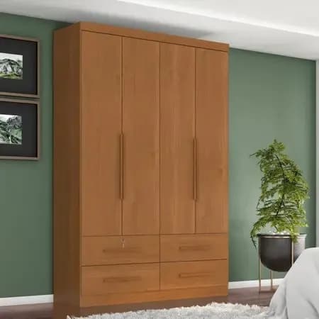 GUARDA ROUPA 4 PORTAS ZANZINI MAXIMUS