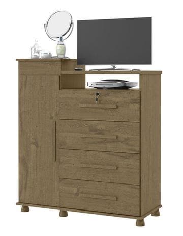 Cômoda Sapateira Patrimar 4 Gavetas - Juma