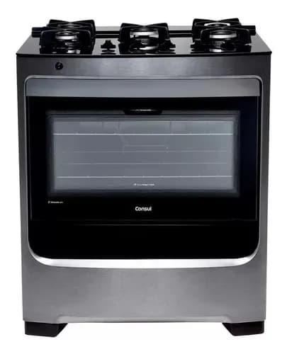 FOGAO 5 BOCAS CONSUL CFS5 INOX