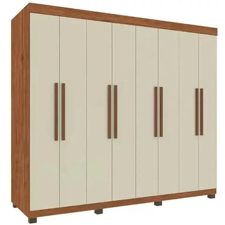 GUARDA ROUPA 8 PORTAS IMOP MILAO C/ESPELHO