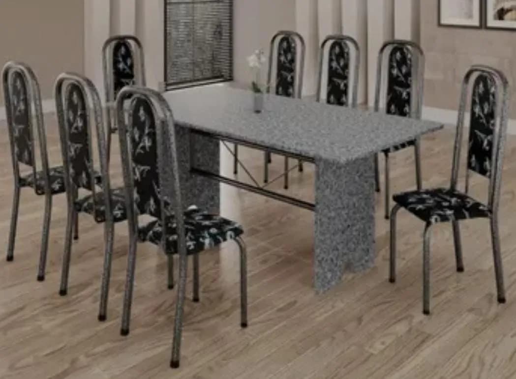 MESA 8 CADEIRA GRANITO SOMA LAVINEA 071