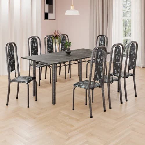 MESA 8 CADEIRAS GRAN. BM ATENAS - Imagem 1